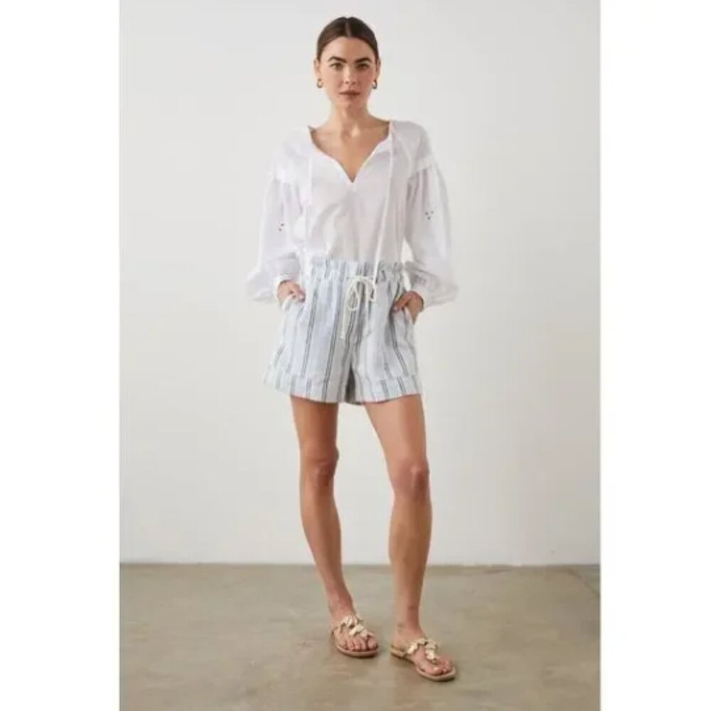 Rails Foster Short Nolita Stripe Size Xxl Blue 10… - image 4